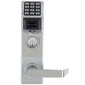 Alarm Lock Pushbutton Mortise Lock with Deadbolt, with Prox Reader, 300 Users, 40,000 Event Audit Trail, Weathe PDL3500DBL US26D